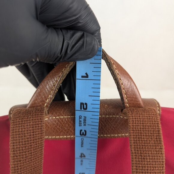 Authentic LONGCHAMP Le Pliage Nylon Foldable Backpack Pink Made in China. - Picture 14 of 14